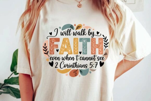 Boho Walk by Faith 2 Corinthians 5:7 PNG