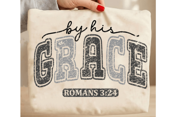 By His Grace Christian SVG T-Shirt Designs