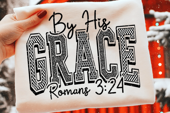 By His Grace SVG: Christian T-Shirt Designs