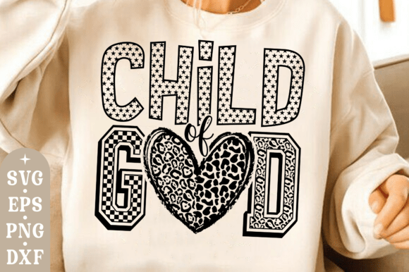 Child of God SVG: Christian Kids T-Shirt Designs