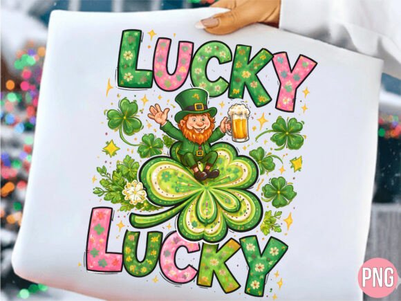 Christian St Patricks Lucky Irish Beer T-Shirt Designs