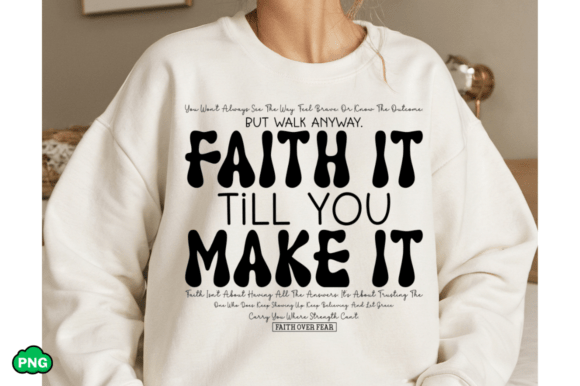 Faith over Fear Christian SVG for T-Shirt Designs