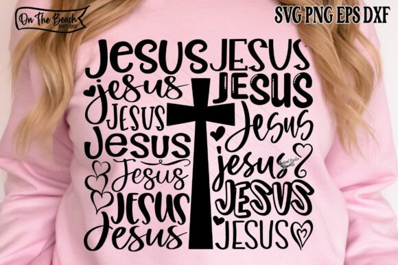 Jesus Cross Subway SVG PNG Easter DTF T-Shirt Designs