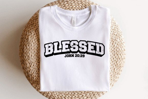 John 20:29 Blessed Christian Faith SVG for T-Shirt Designs