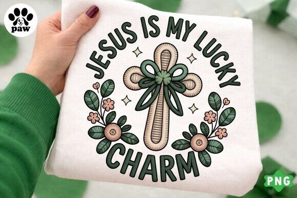 St. Patrick’s Day PNG + Christian Cross PNG T-Shirt Designs